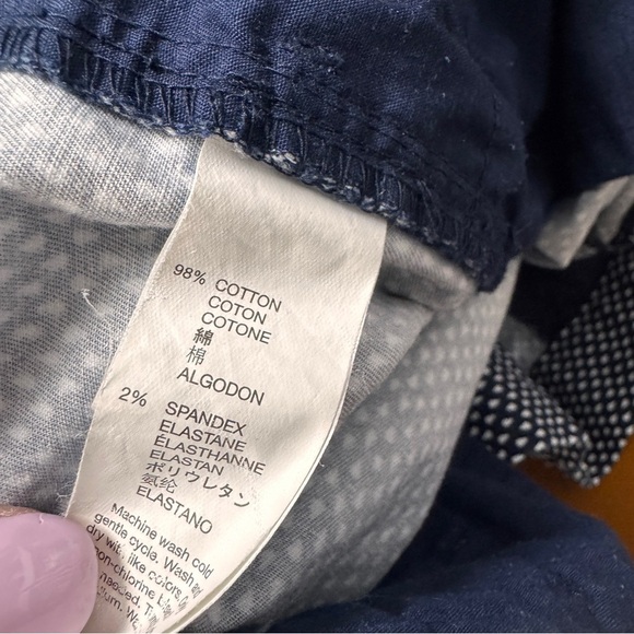 Gap Navy Slim City Khakis pants - Picture 8 of 13